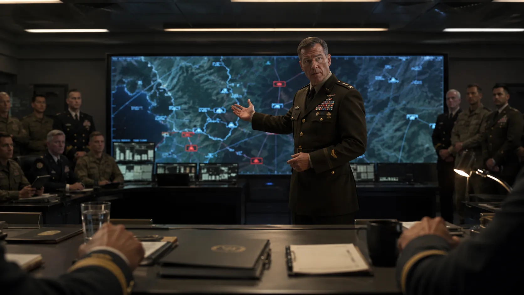 Last Colony savunma bakanlığında askerî harekât planlaması